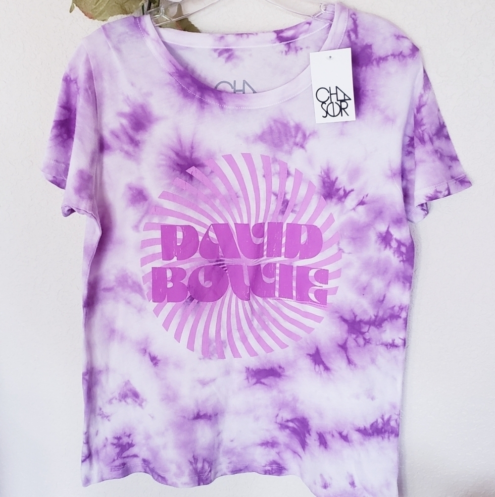 Chaser David Bowie Tie Dye Tshirt